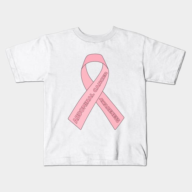 Abdominal Cancer Awareness Kids T-Shirt by DiegoCarvalho
